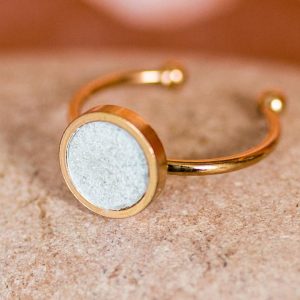 rosegold színű állítható gyűrű